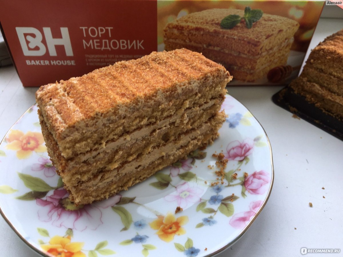 Медлвый торт "домашний"