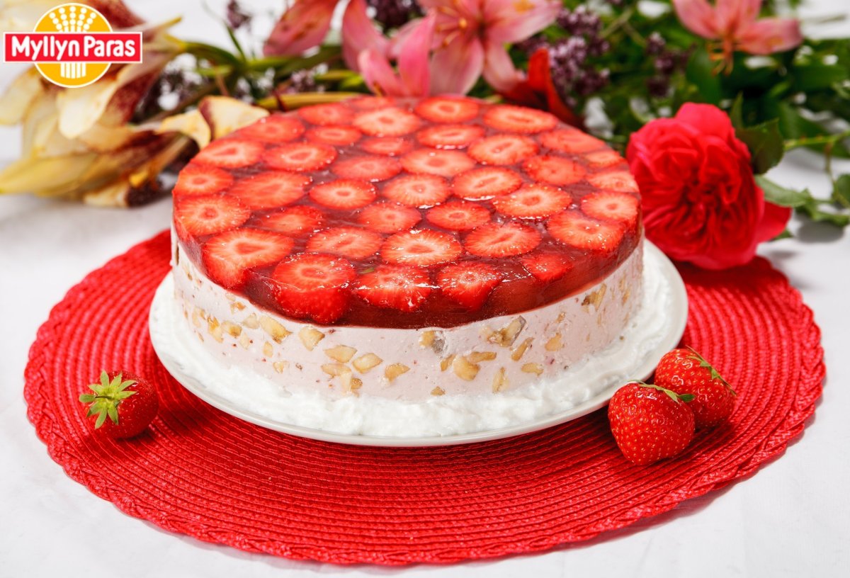 ЖЕЛЕЙНЫЙ торт с клубникой