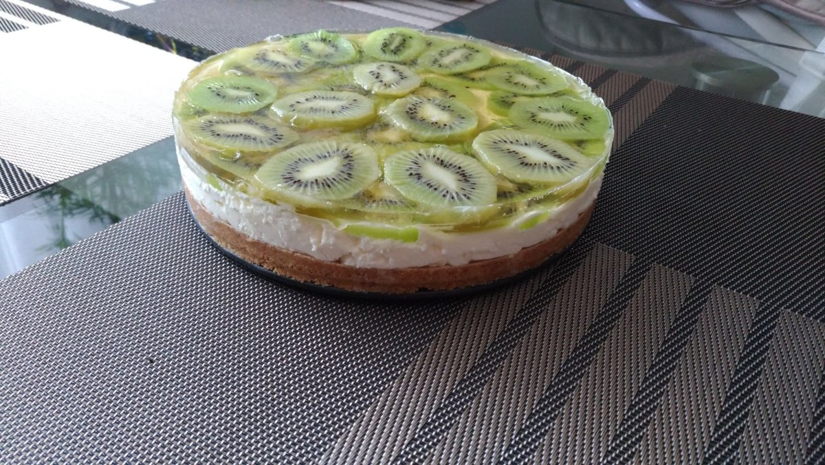 Торт киви желе