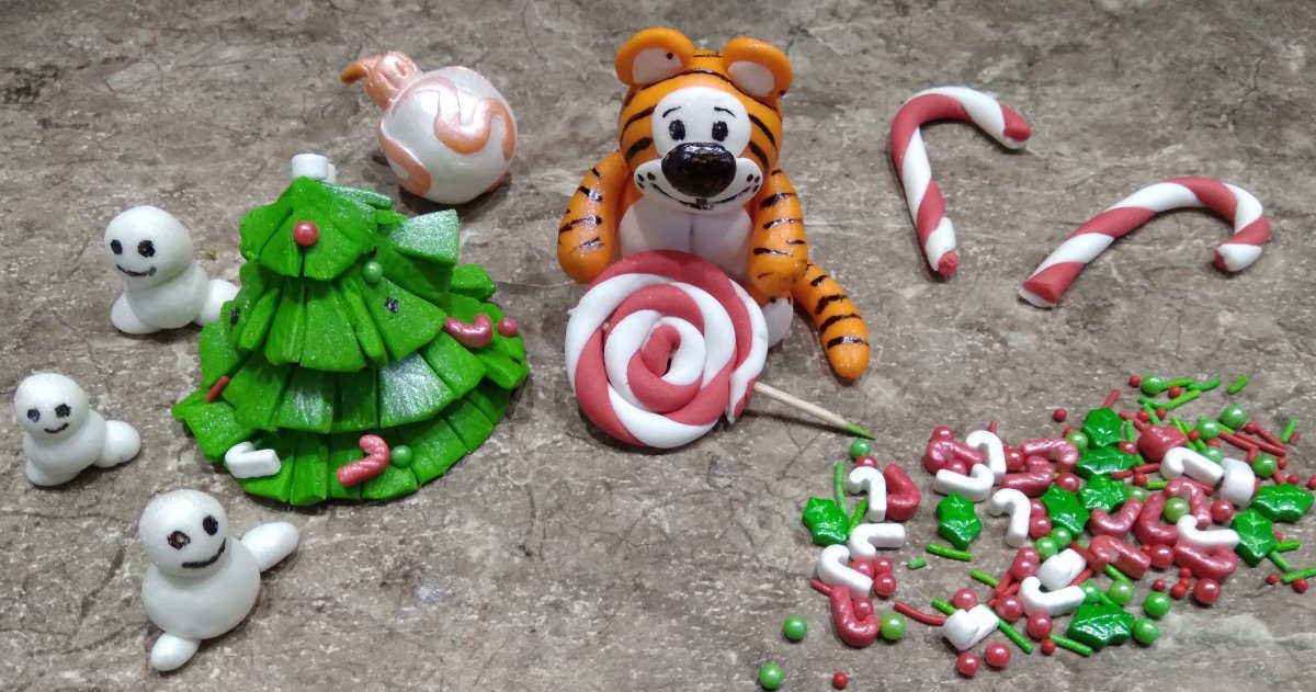 Фигурки из безе для украшения