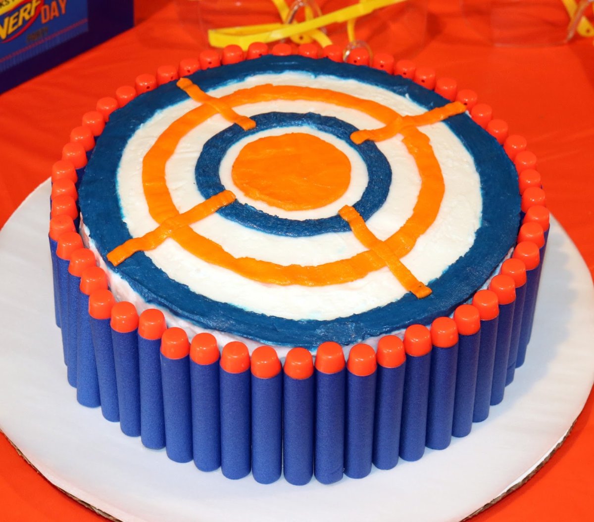 Торт Nerf для мальчика
