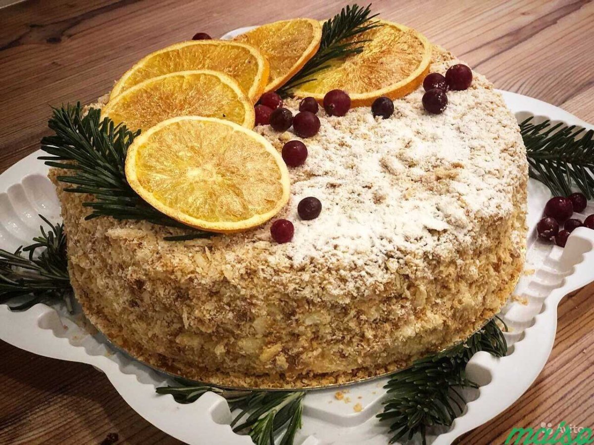 Закусочный торт Наполеон