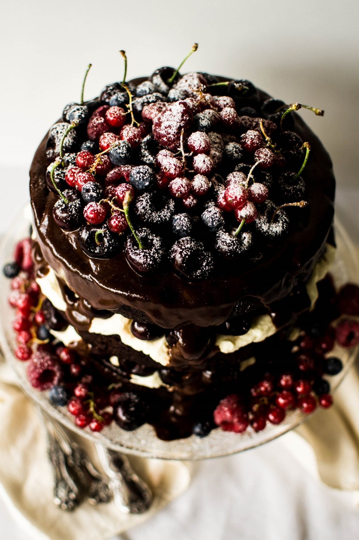Торт "чёрный лес" (Black Forest Cake)