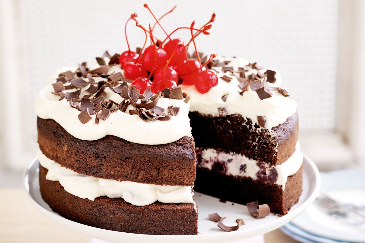Торт "чёрный лес" (Black Forest Cake)