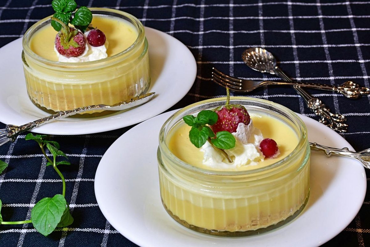 Лимонный курд мусс