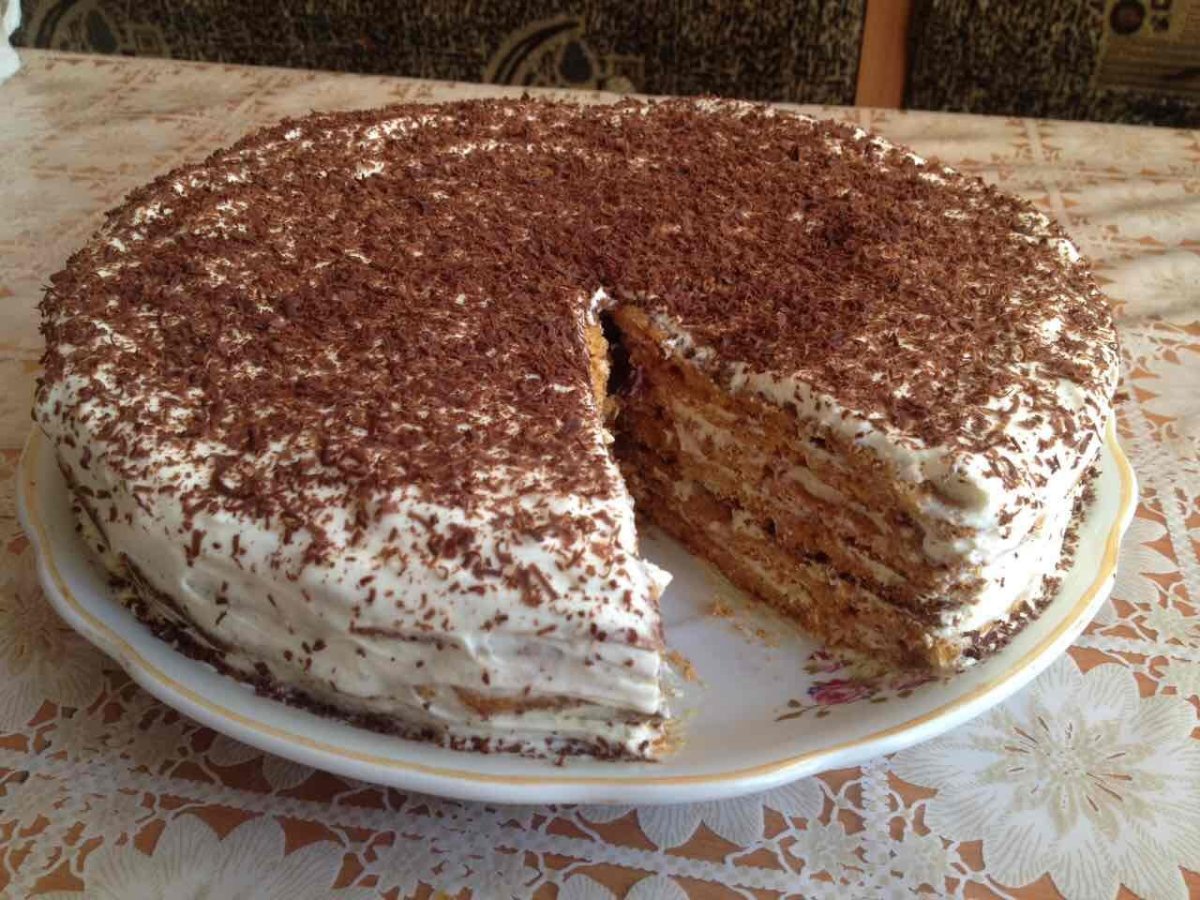 Домашний тортик на скорую руку