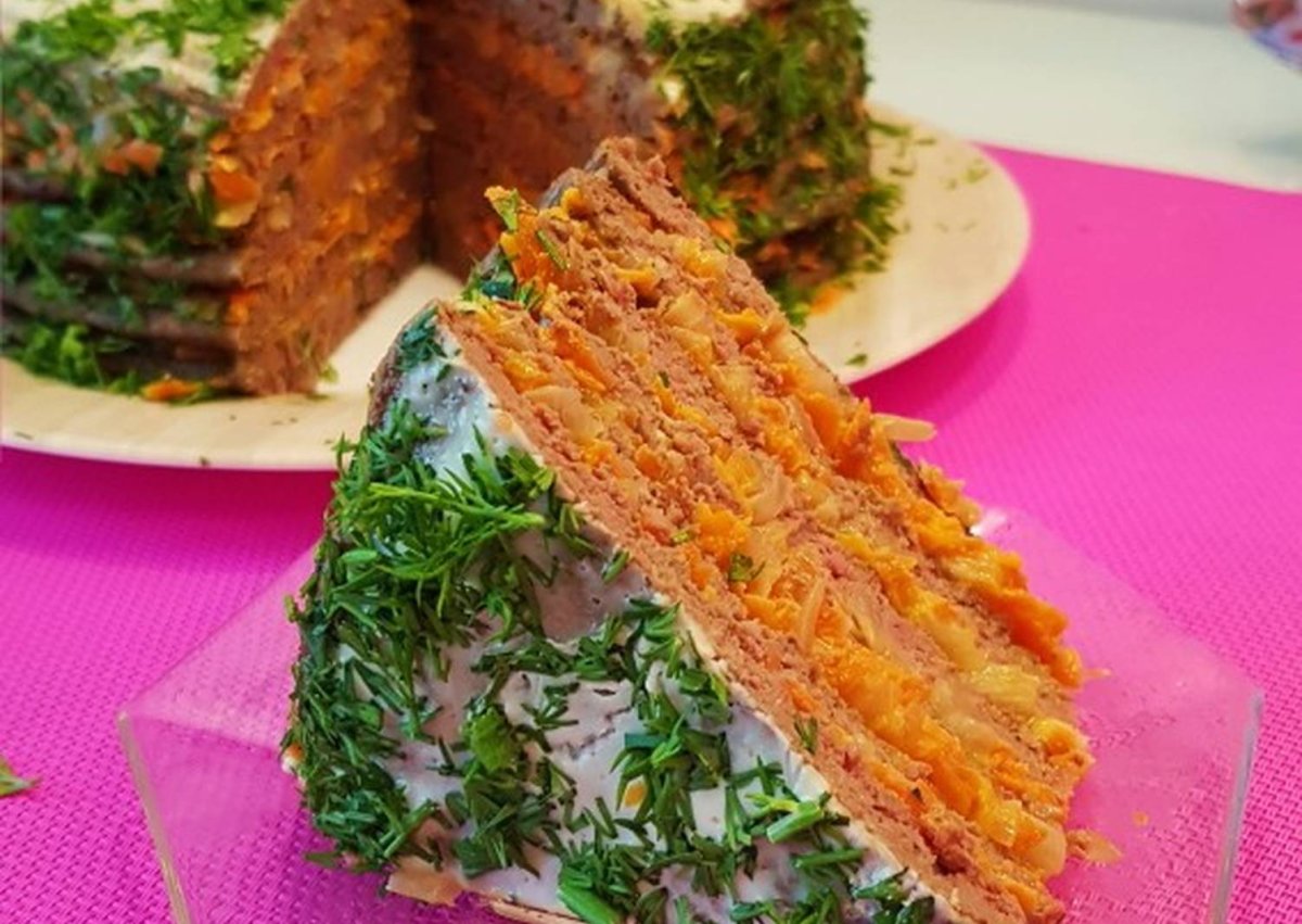 Юлия Высоцкая печеночный торт