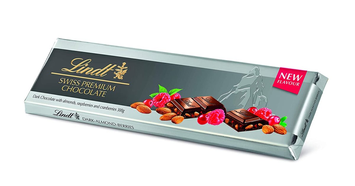 Шоколад Lindt Swiss Premium Dark Berry-Almond