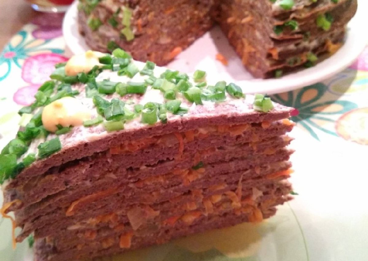 Юлия Высоцкая печеночный торт