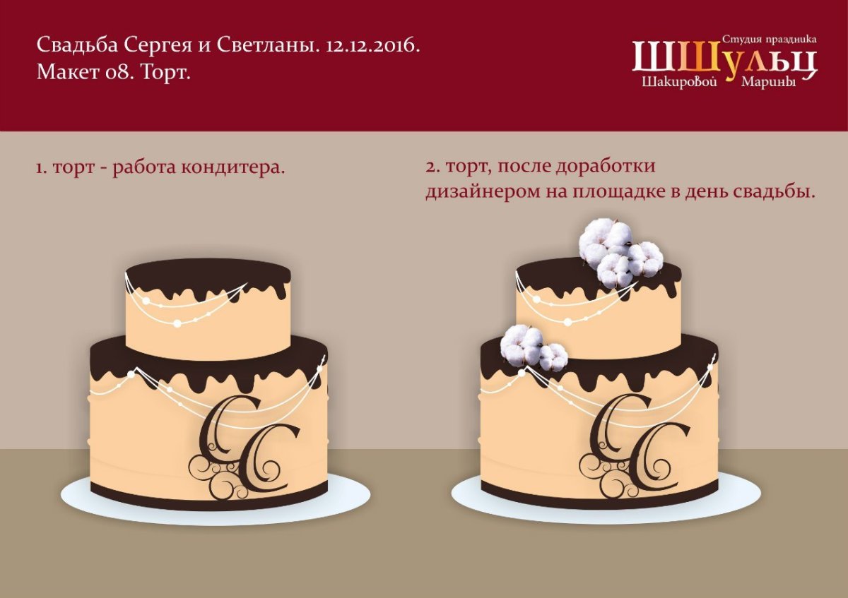 Торт муляж на свадьбу