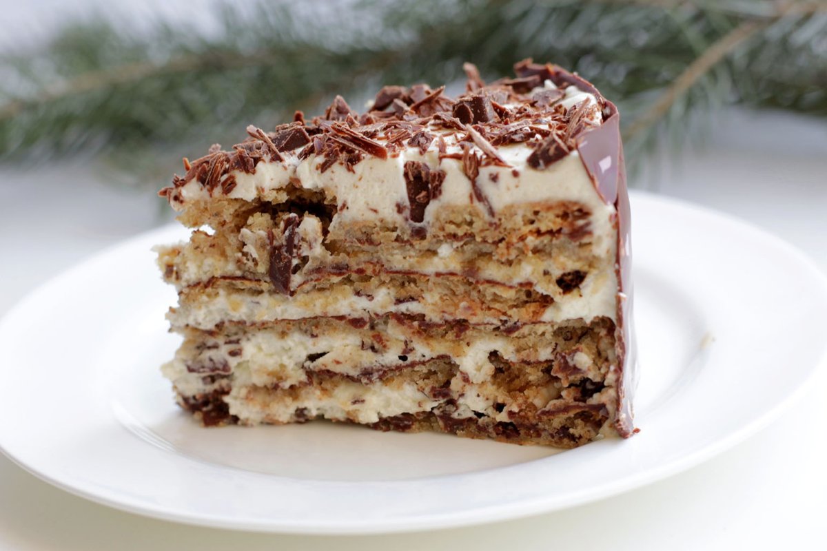 Королевский торт с грецкими орехами