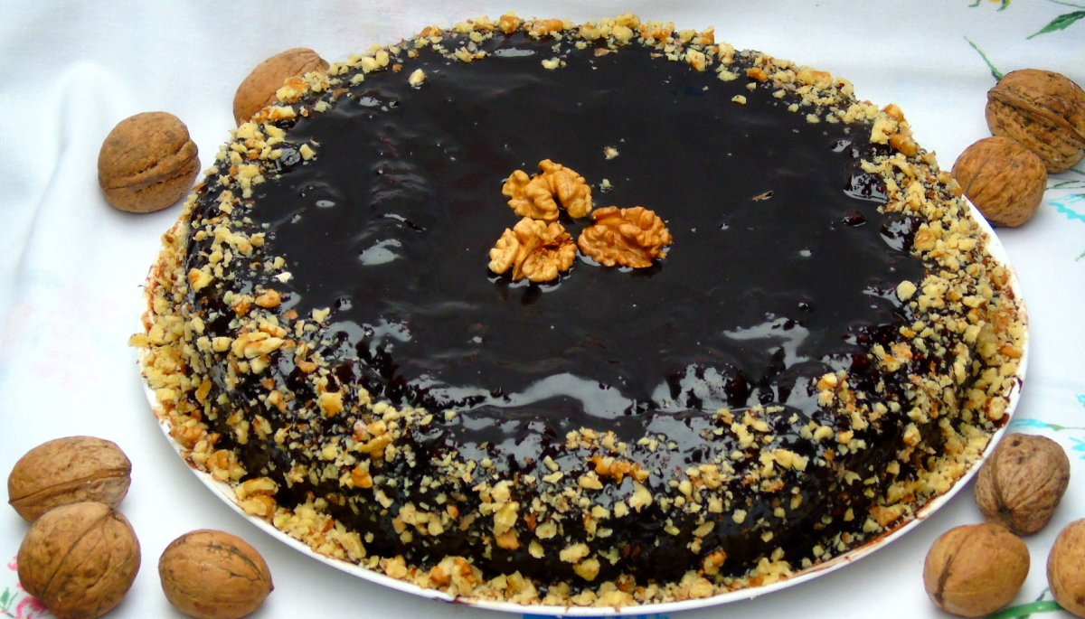 Выпечка с грецкими орехами