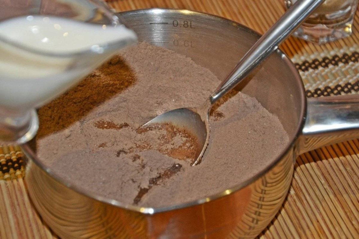 Домашний молочный шоколад