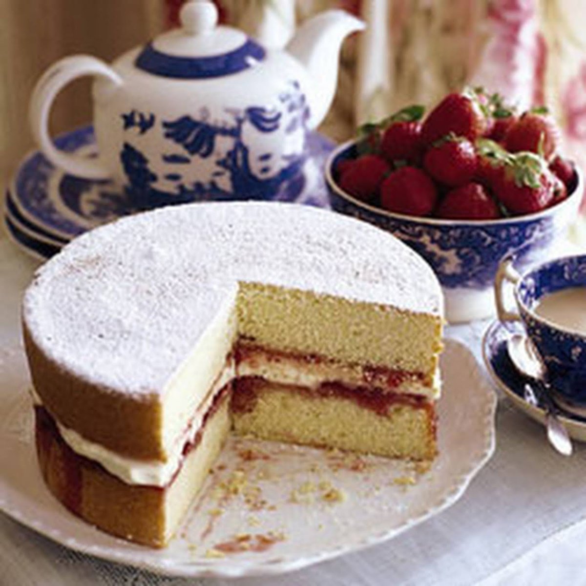 Торт на английском. Королевский бисквит рецепт с фото.