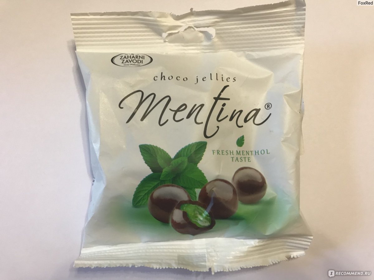 Конфеты мятные в шоколаде