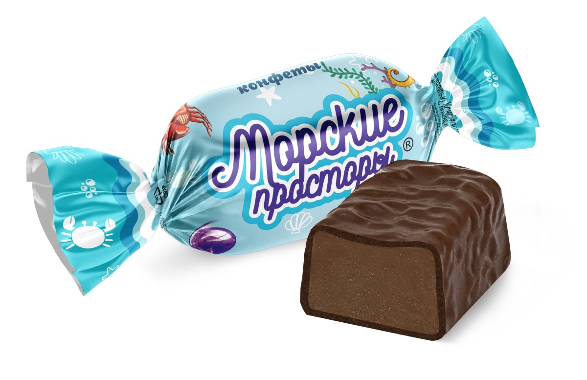 Конфеты морские, красный октябрь, 250 гр.