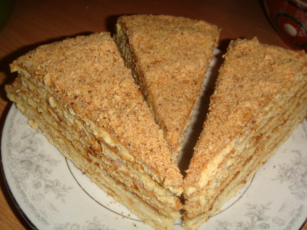 Коржи Рыжик Наполеон