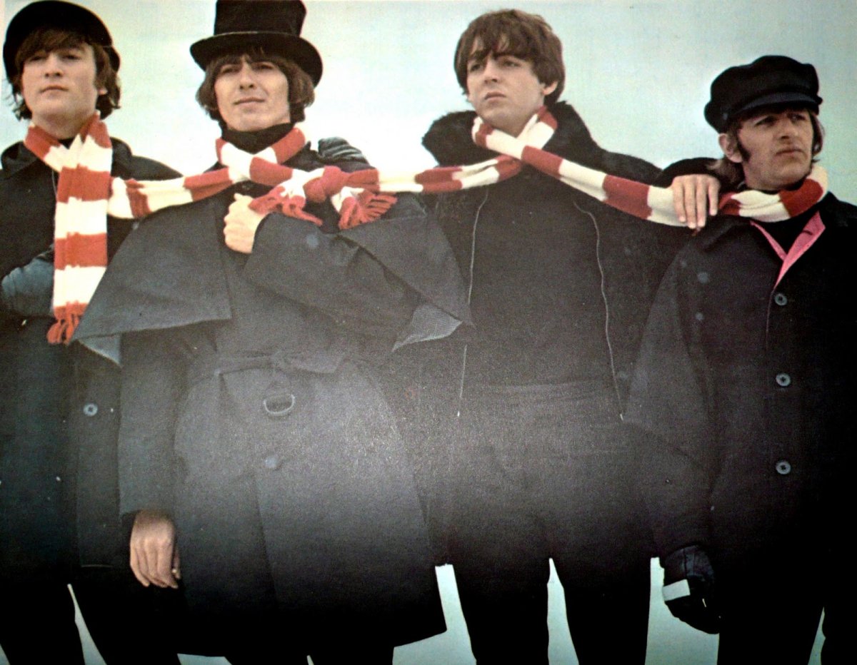 Большой капкейк the Beatles