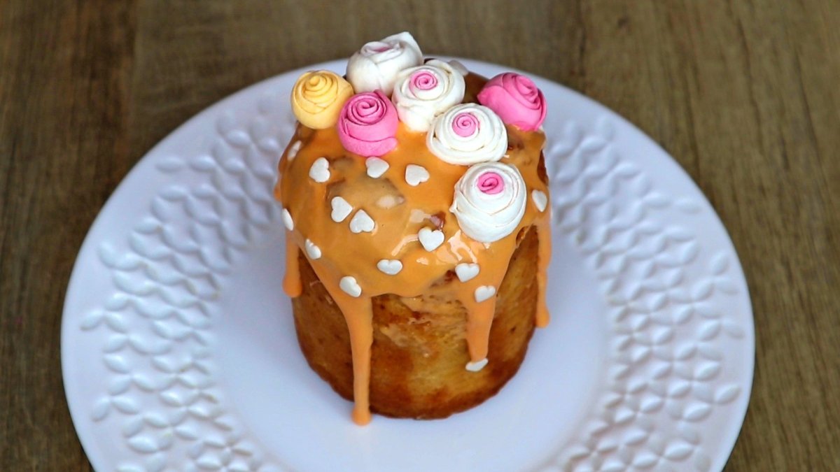 Глазурь маршмеллоу для кулича
