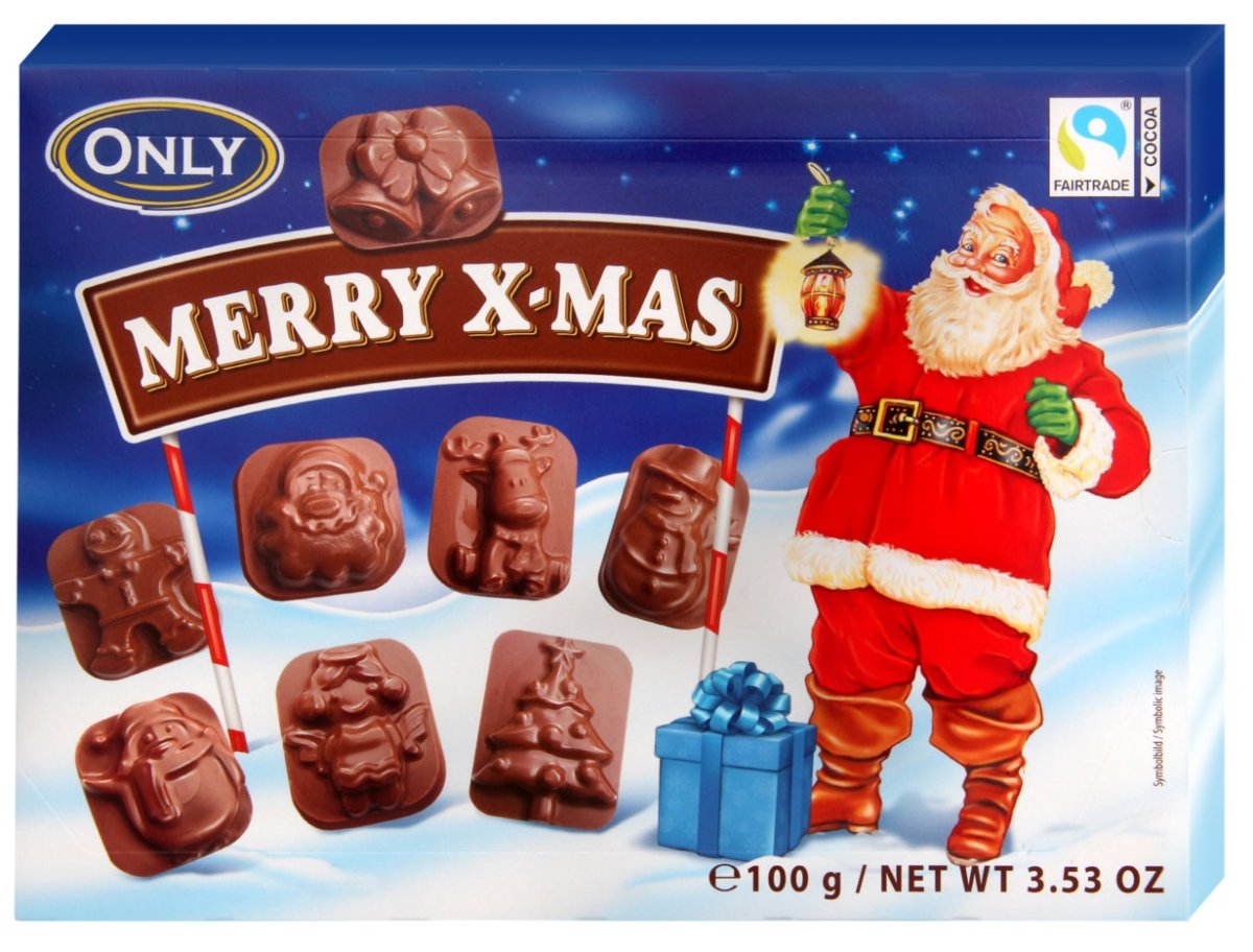 Молочный шоколад Merry x-mas Figures only 100 гр