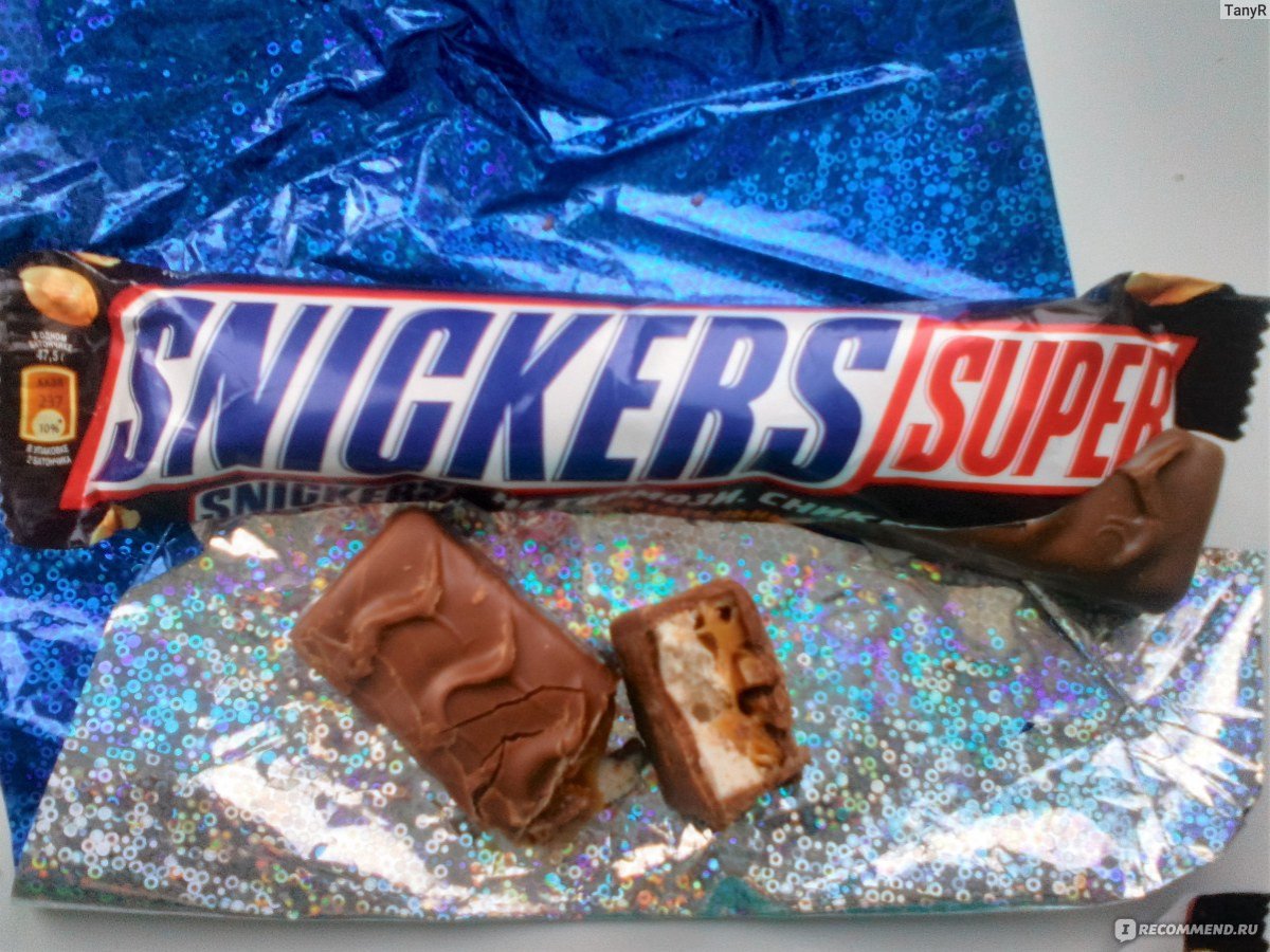 Батончик snickers super, 80 г