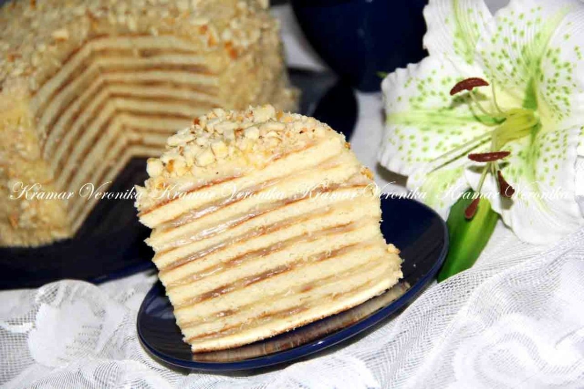 Торт каприз с черносливом
