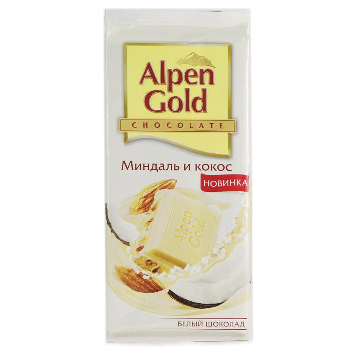 Alpen Gold белый миндаль Кокос 85гр