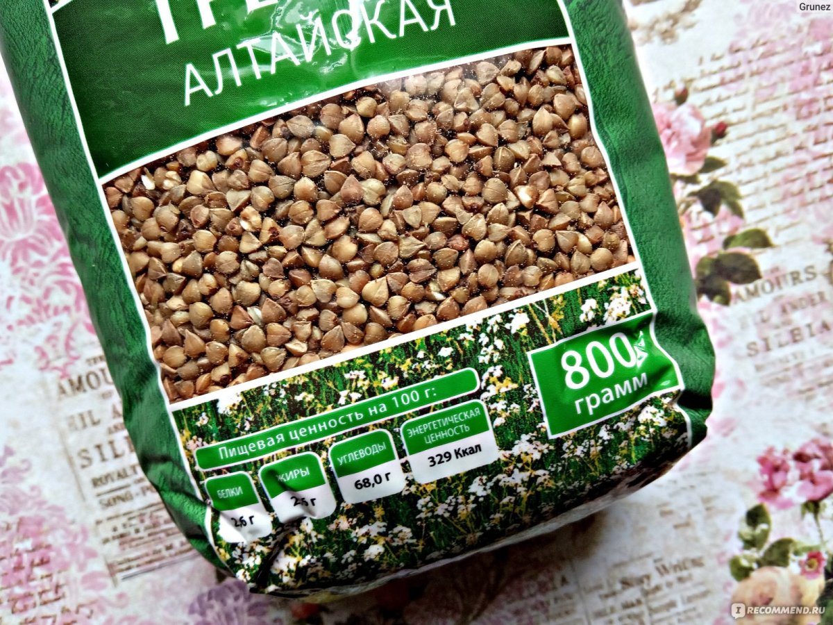 Гранола из зеленой гречки