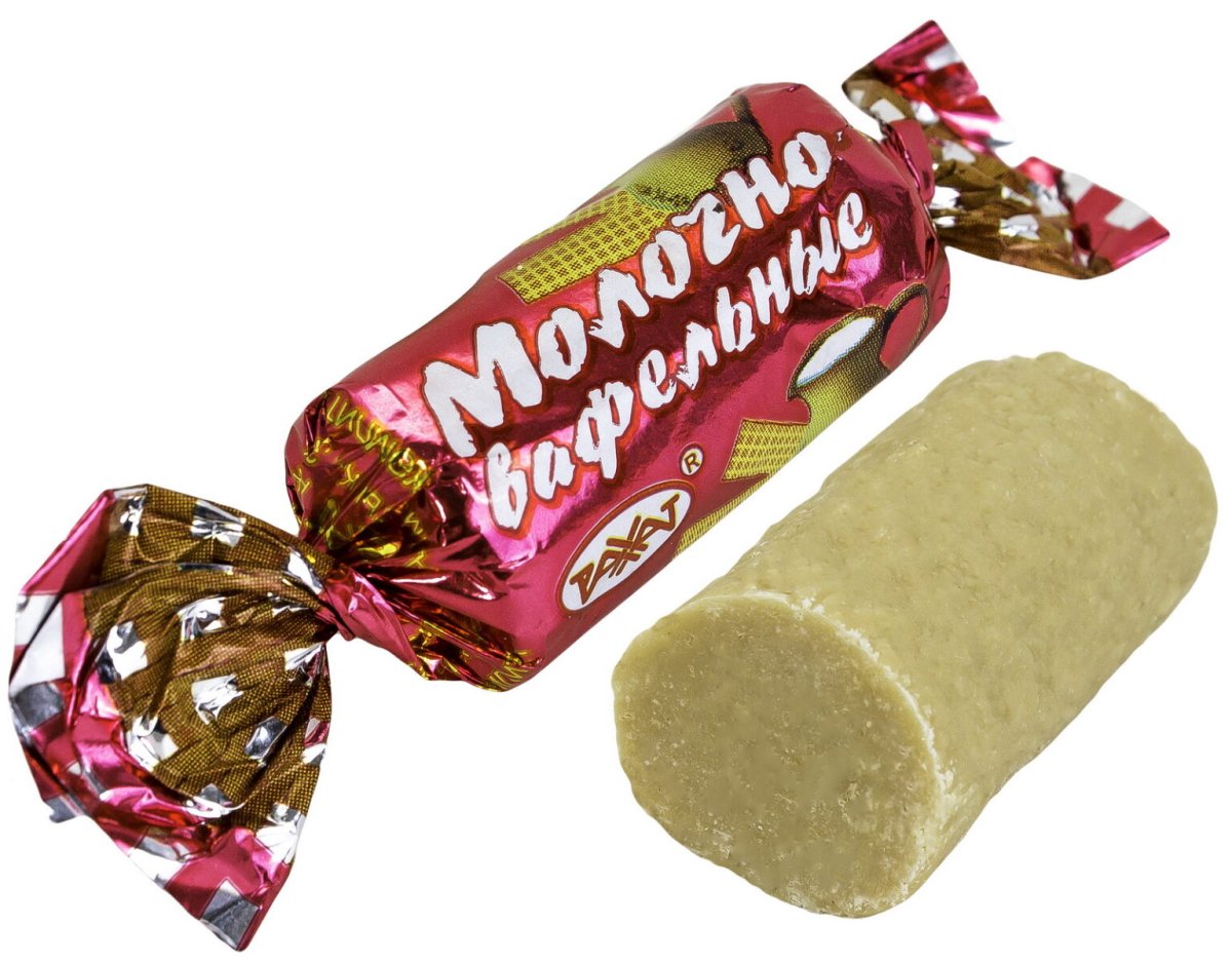 Конфеты батончик молочный Рахат