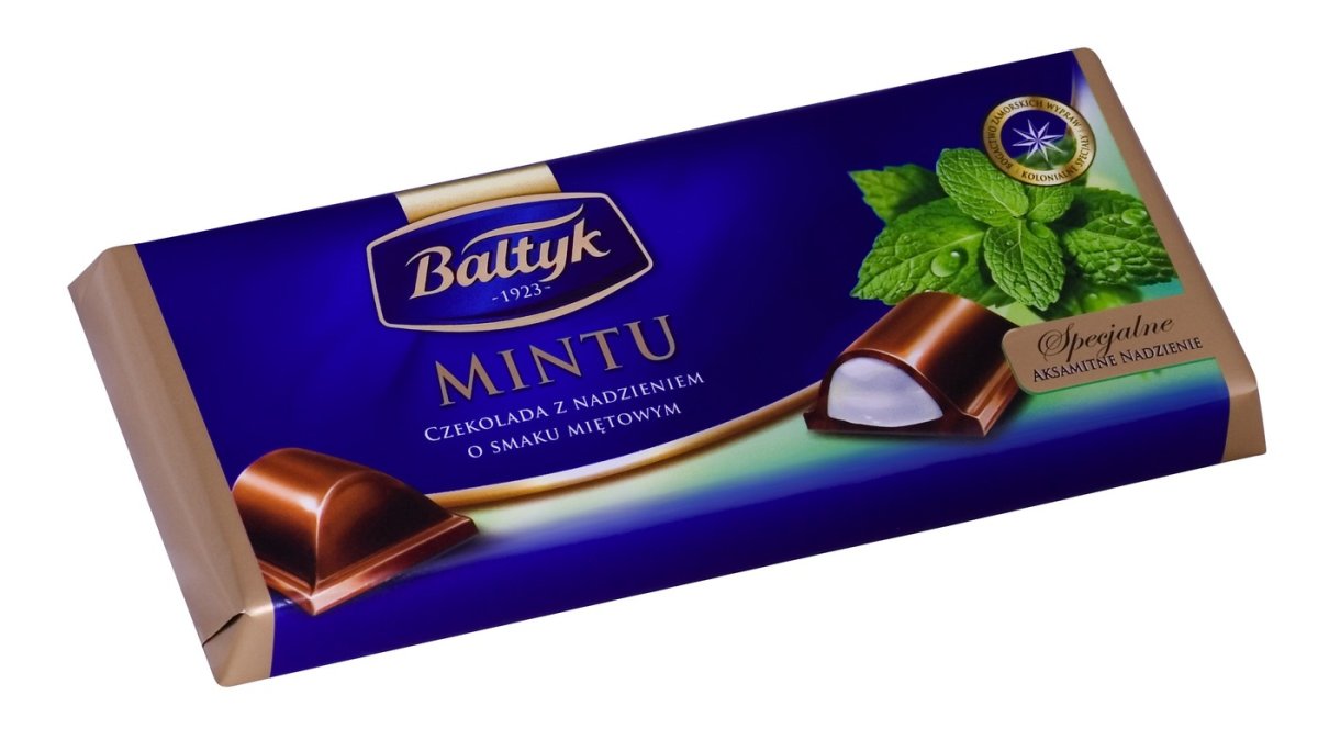 Шоколад Baltyk темный с мятой