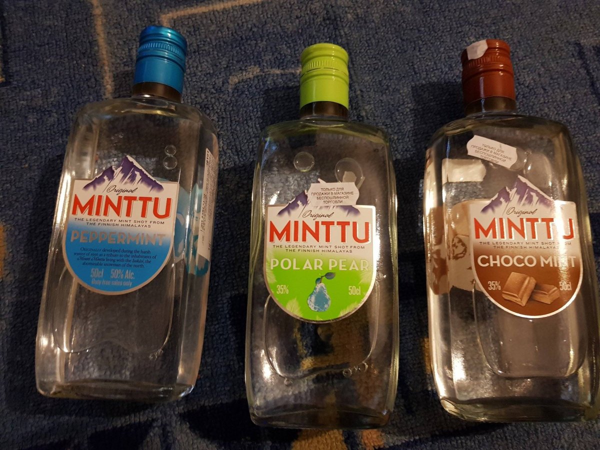 Минта финская водка