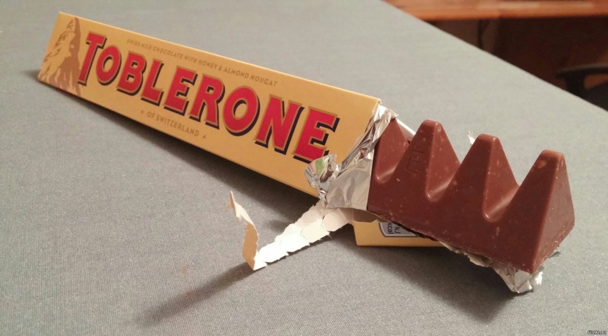 Шоколад швейцарский Toblerone