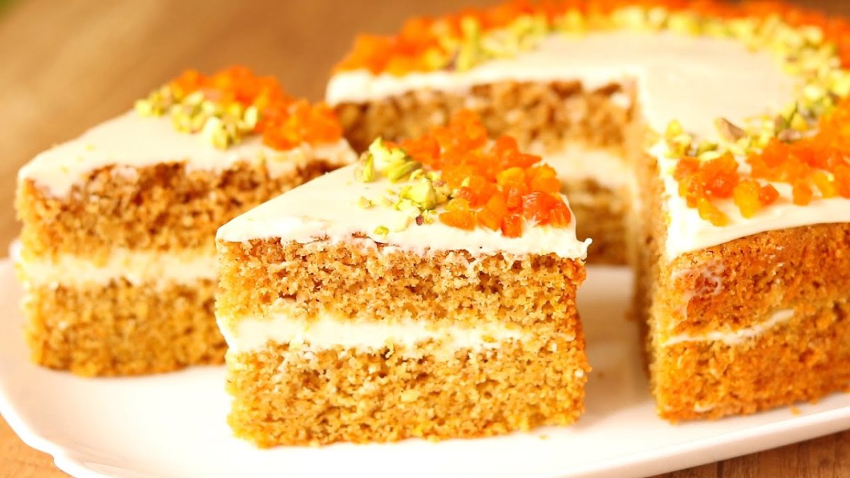 Морковный торт Мария белая