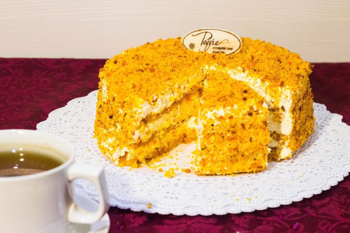 Морковно маковый торт