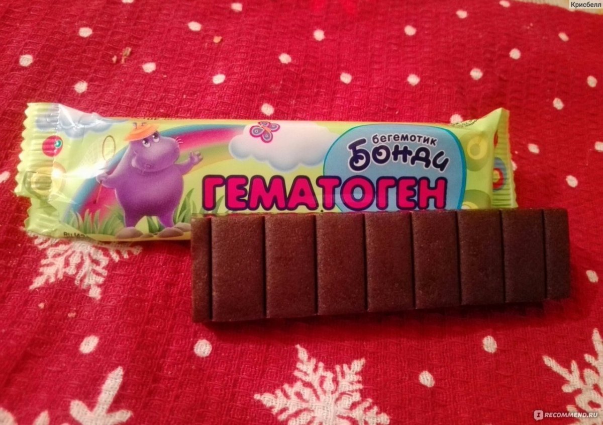Гематоген карточки