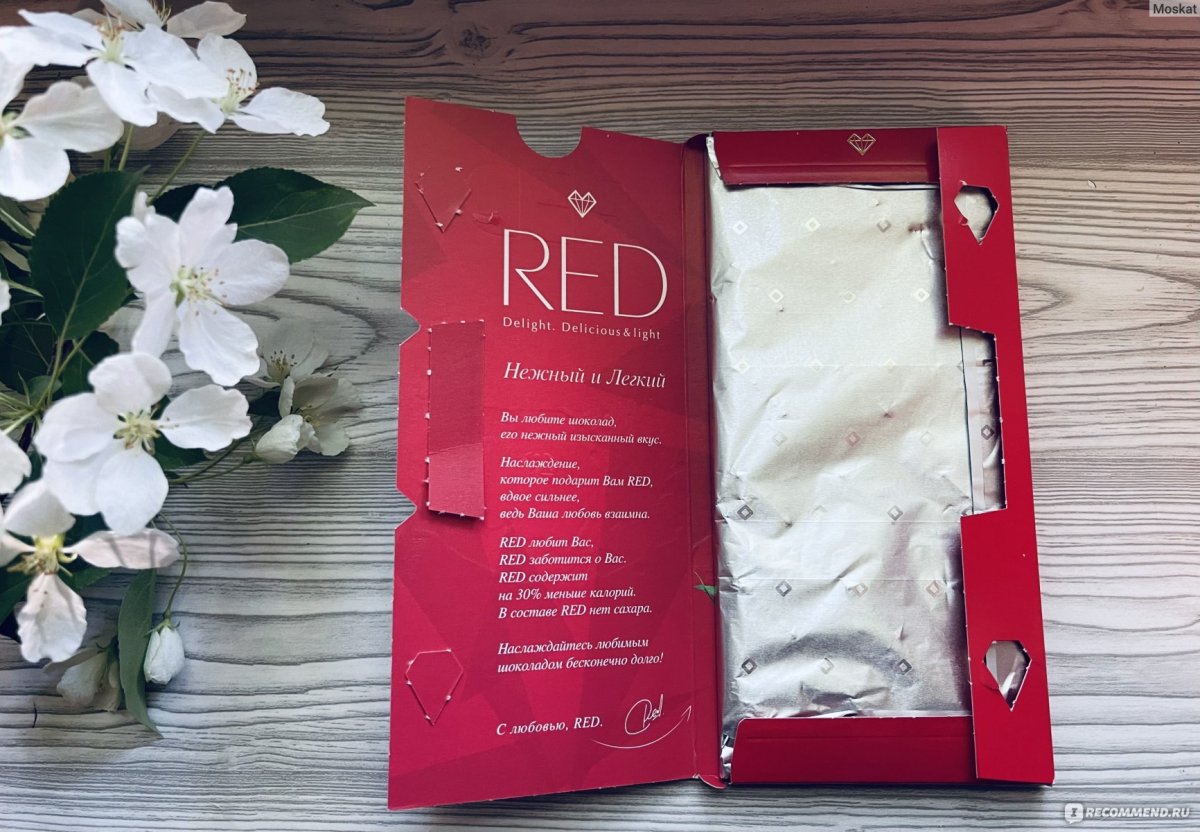 Red Delight шоколад