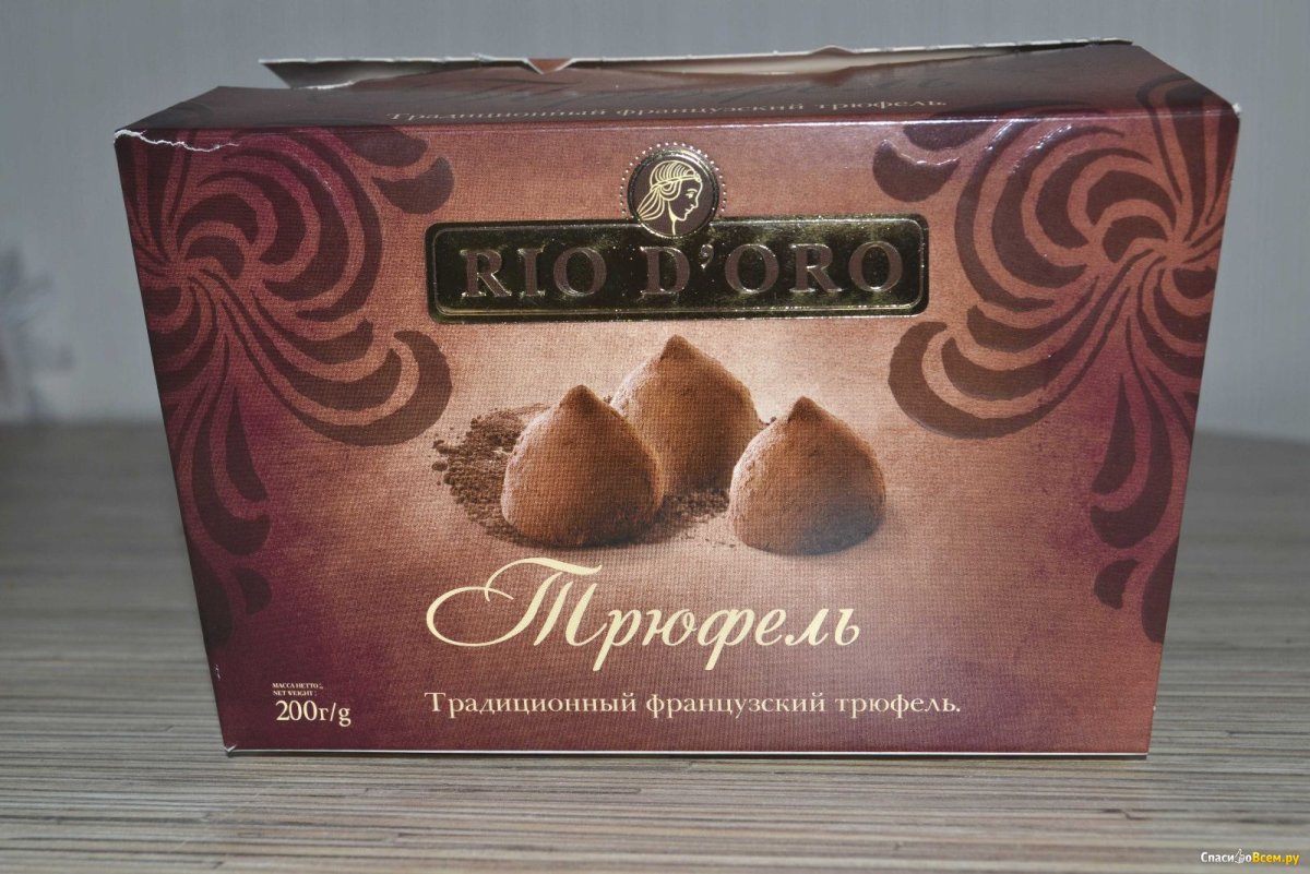 Rio d Oro конфеты трюфель