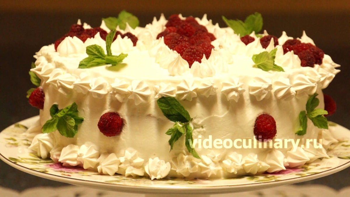 Торт с прослойкой конфи