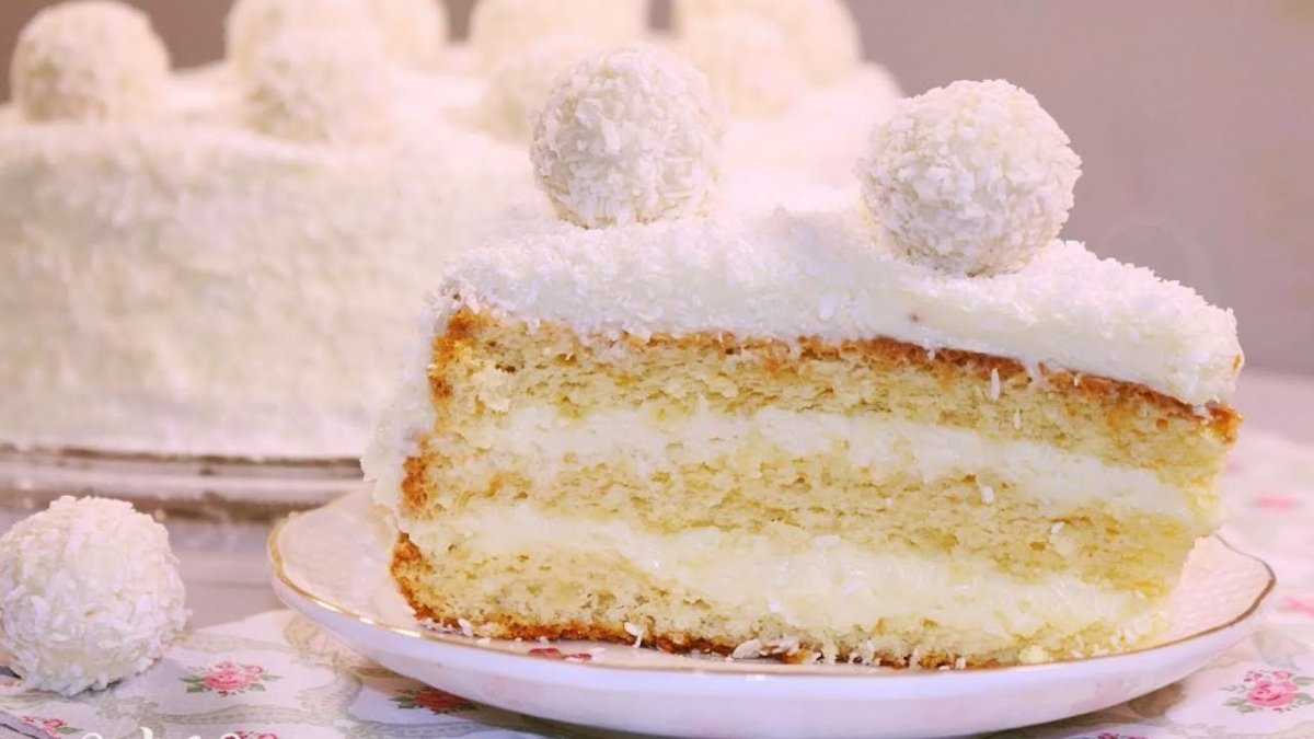 Кокосовый торт Raffaello