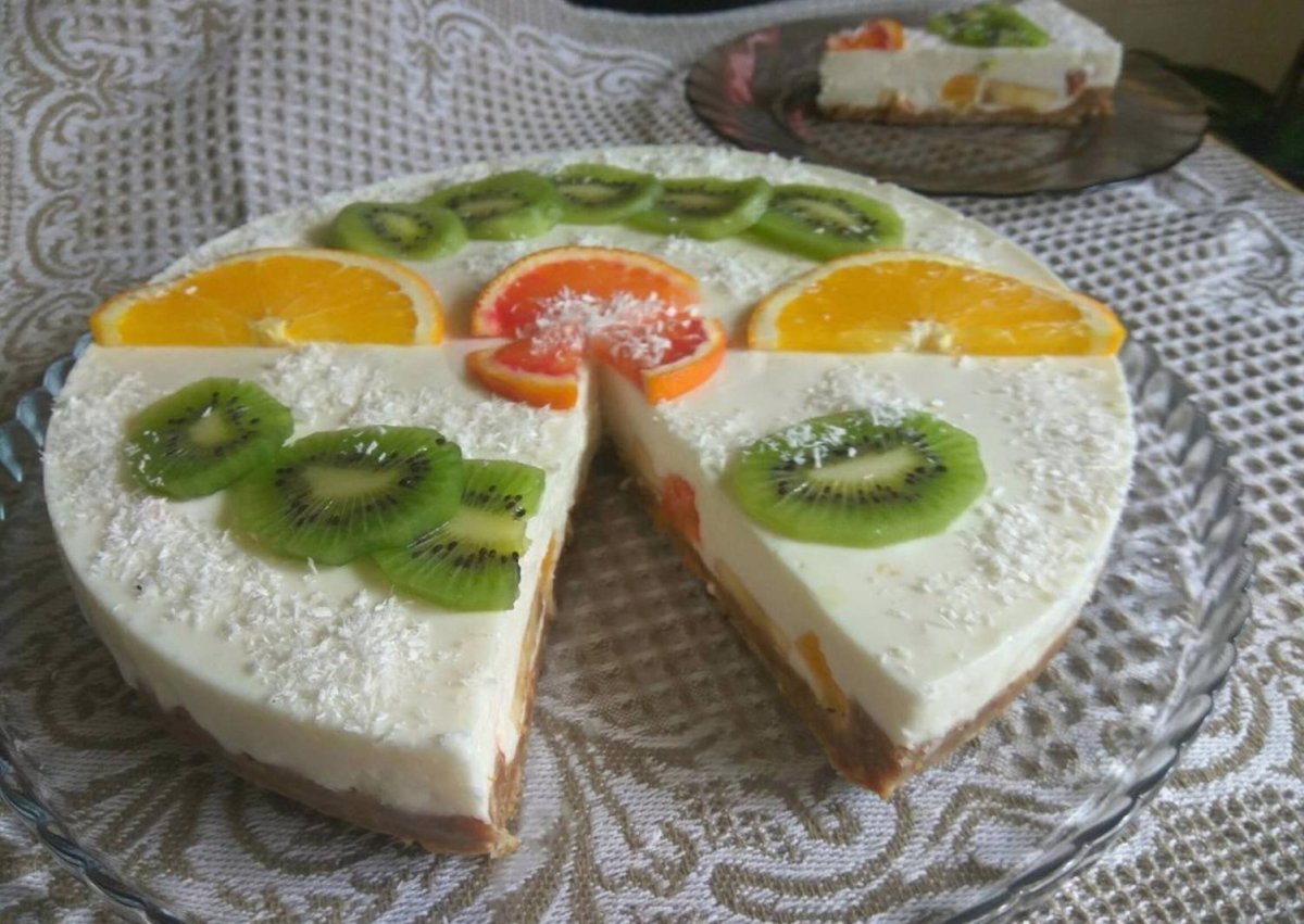 ЖЕЛЕЙНЫЙ торт без выпечки