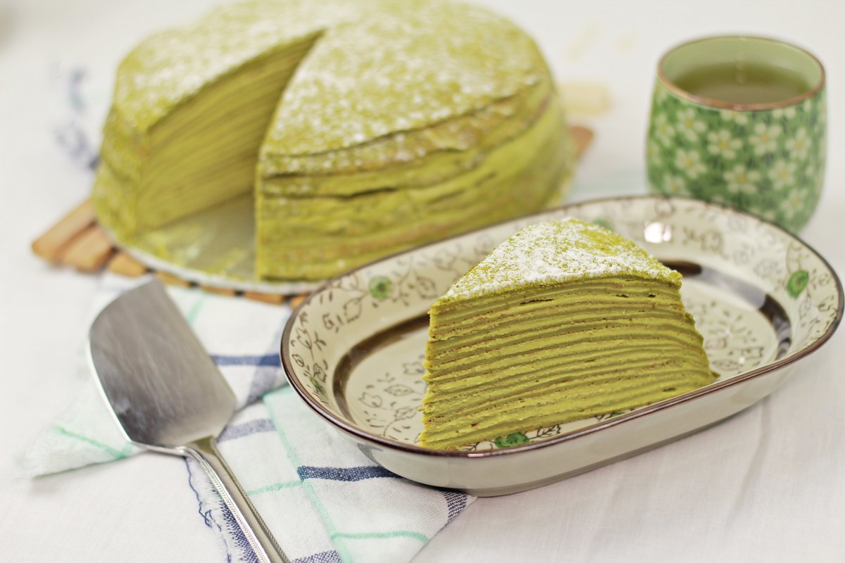 Матча Cake блинный