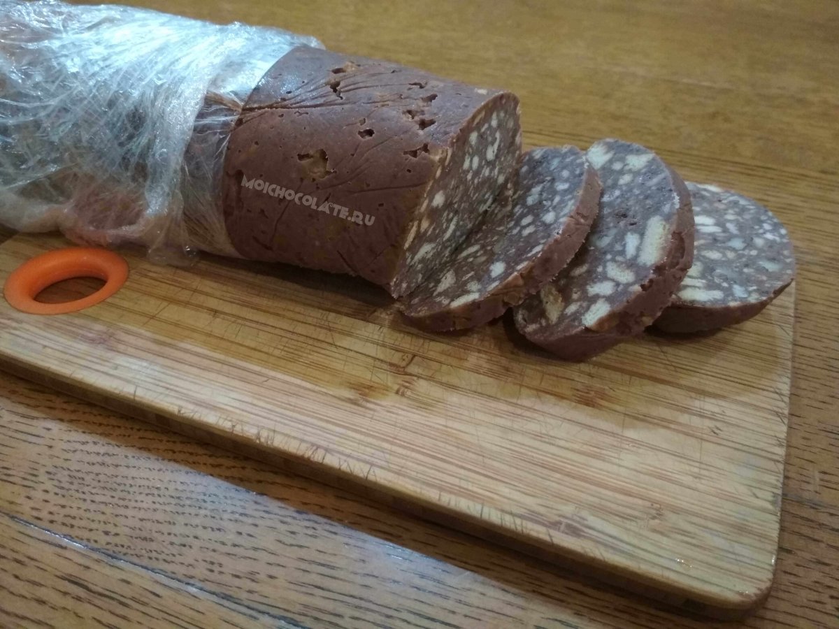 Печенье колбаска из печенья