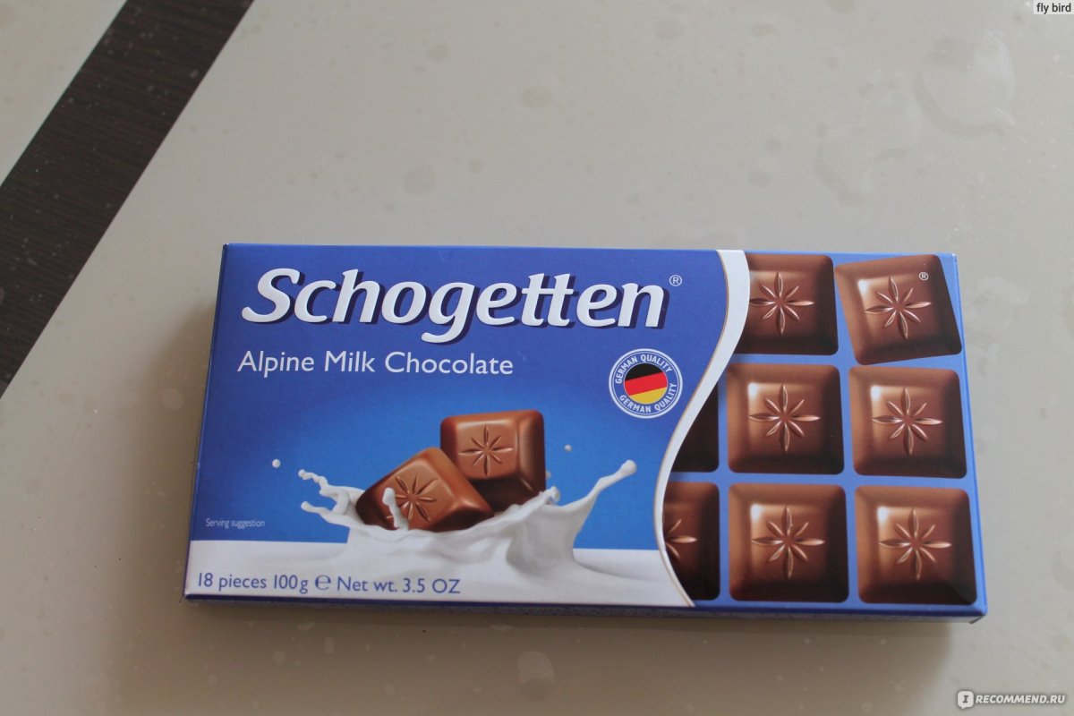Шоколад Schogetten из 90