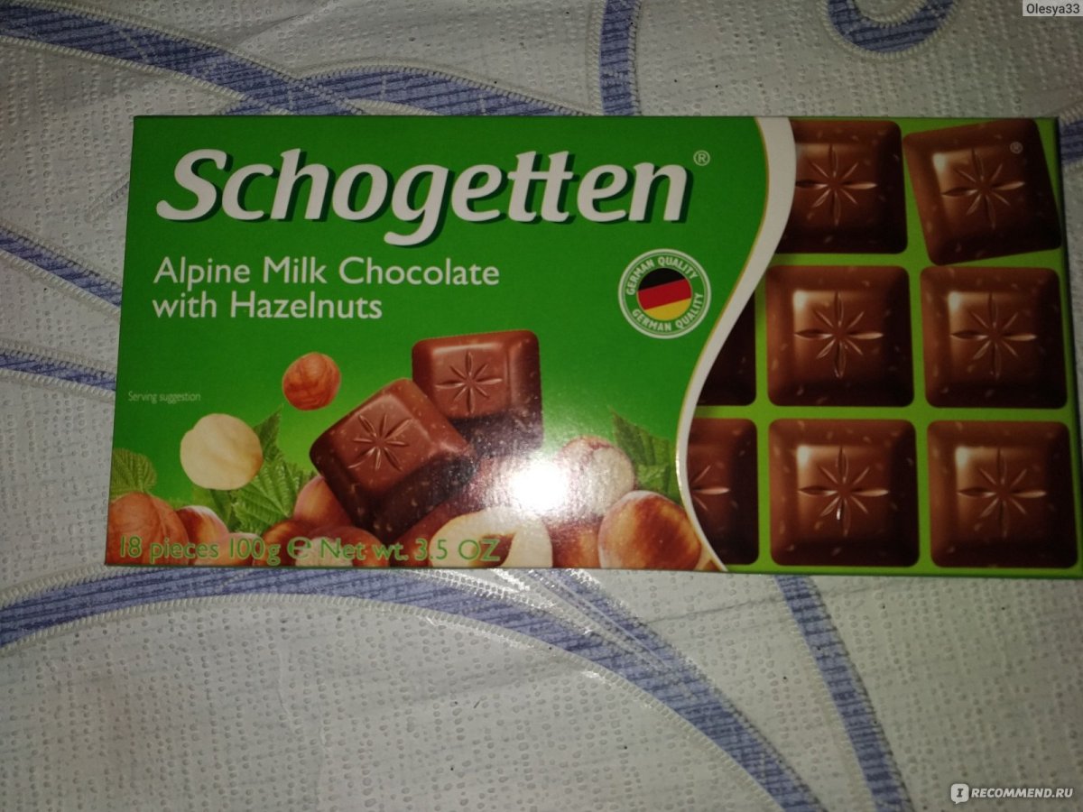 Schogetten шоколад вкусы