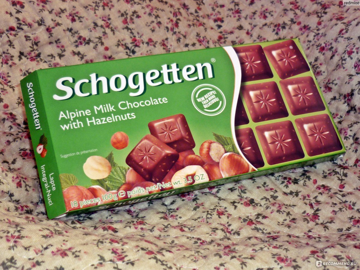 Швейцарский шоколад Schogetten