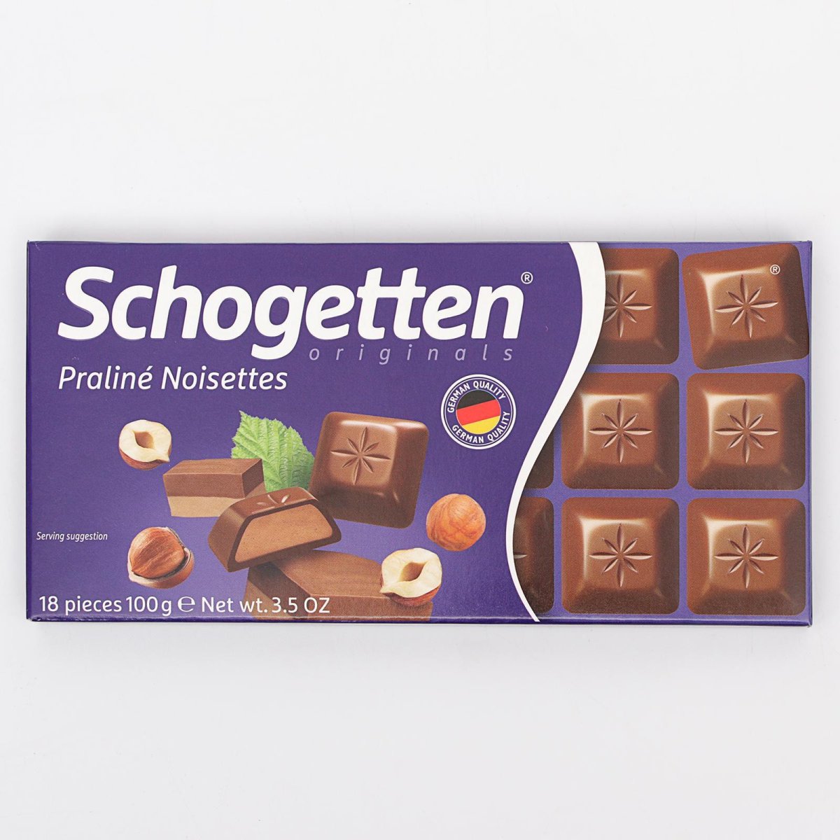 Schogetten Alpine Milk Chocolate with Hazelnuts