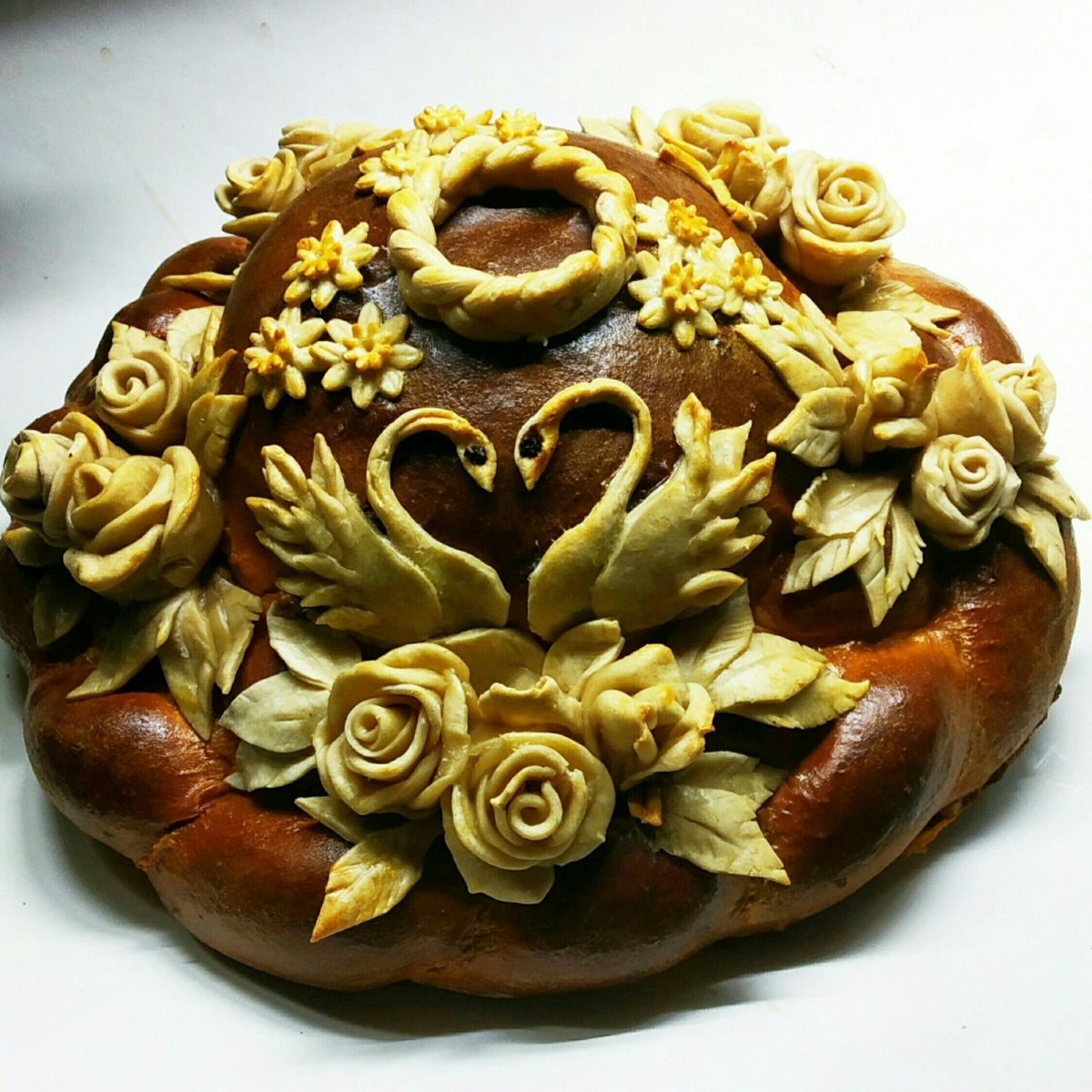Корзина из теста