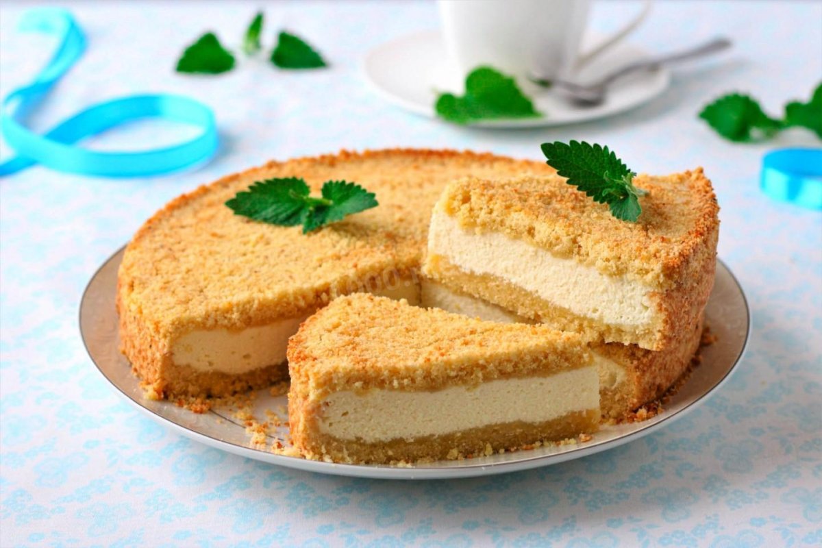 Королевский творожный пирог