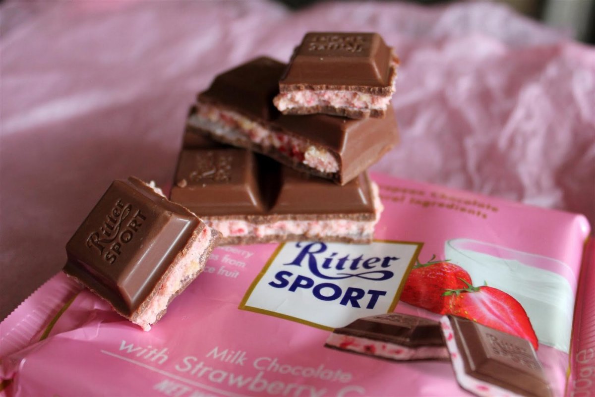 Риттер спорт Strawberry Creme