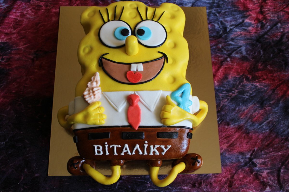 Антигравитационный торт губка Боб